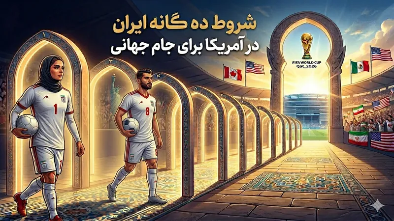 شرط ده گانه ایران در آمریکا برای جام جهانی