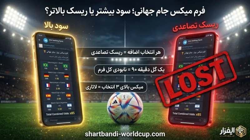 فرم میکس جام جهانی 2026؛ سود بیشتر یا ریسک بالاتر؟