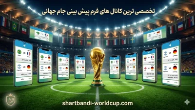 تخصصی ترین کانال های فرم پیش بینی جام جهانی 2026 از نظر کاربران