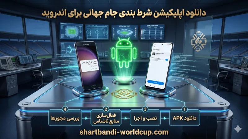 دانلود اپلیکیشن شرط بندی جام جهانی برای اندروید