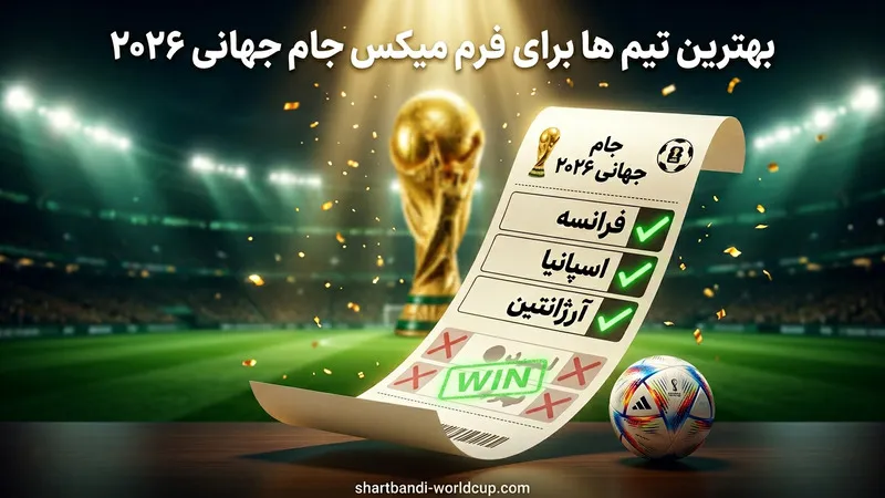 بهترین تیم ها برای فرم میکس جام جهانی 2026