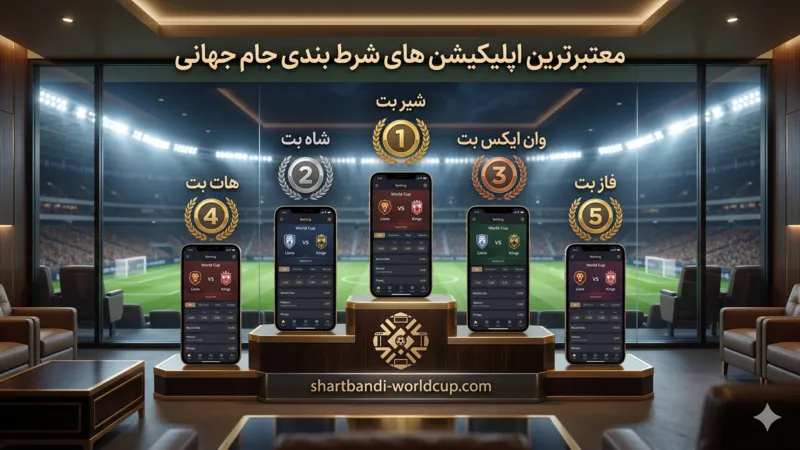 معتبرترین اپلیکیشن های شرط بندی جام جهانی از نظر کاربران