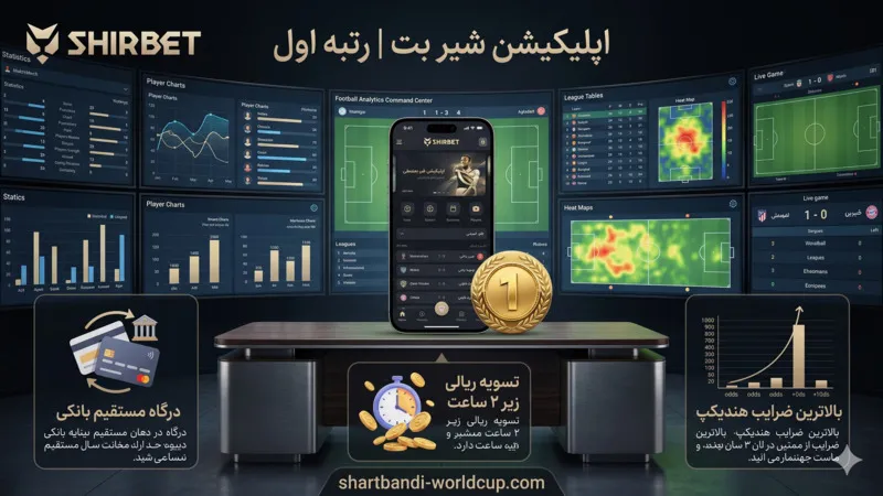 🥇رتبه اول: اپلیکیشن شیر بت (Shir Bet)