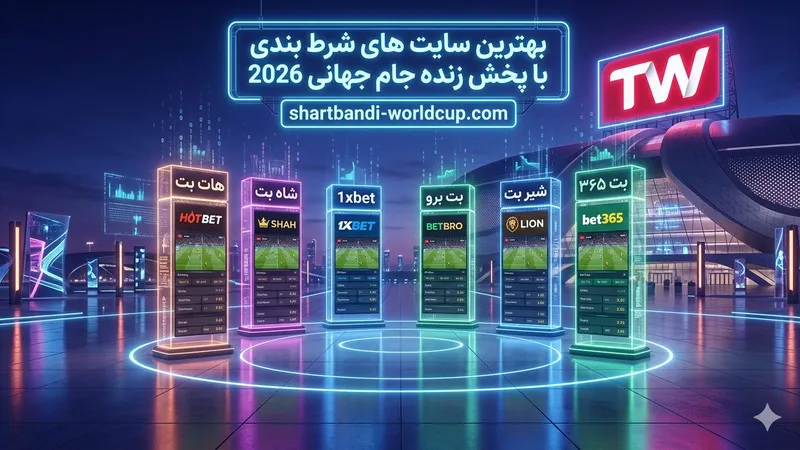 بهترین سایت های شرط بندی با پخش زنده جام جهانی 2026