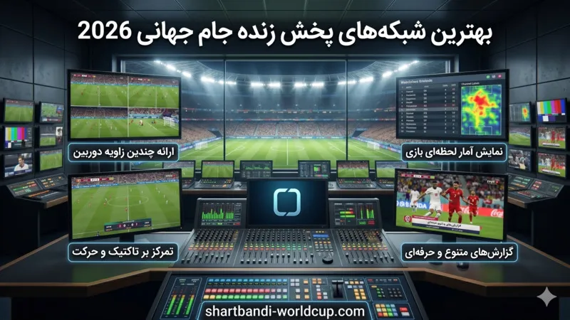 بهترین شبکه های پخش زنده جام جهانی 2026