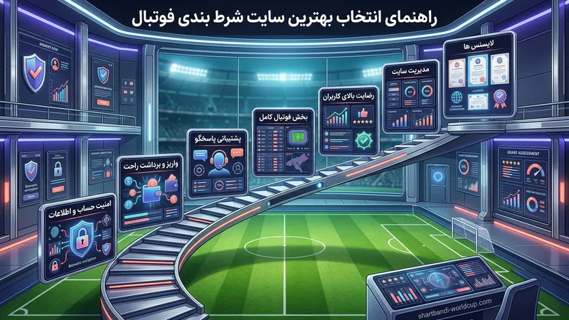 راهنمای انتخاب بهترین سایت شرط بندی فوتبال
