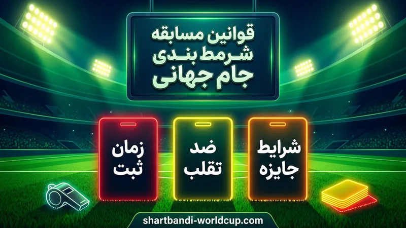 قوانین مسابقه شرط بندی جام جهانی