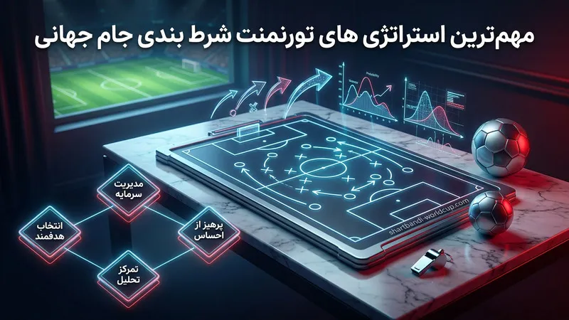 مهم ترین استراتژی های تورنمنت شرط بندی جام جهانی